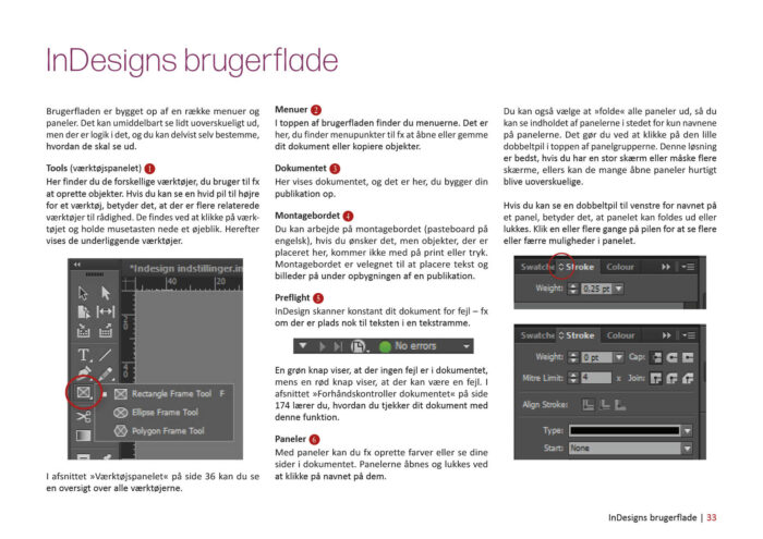 InDesign bog for begyndere