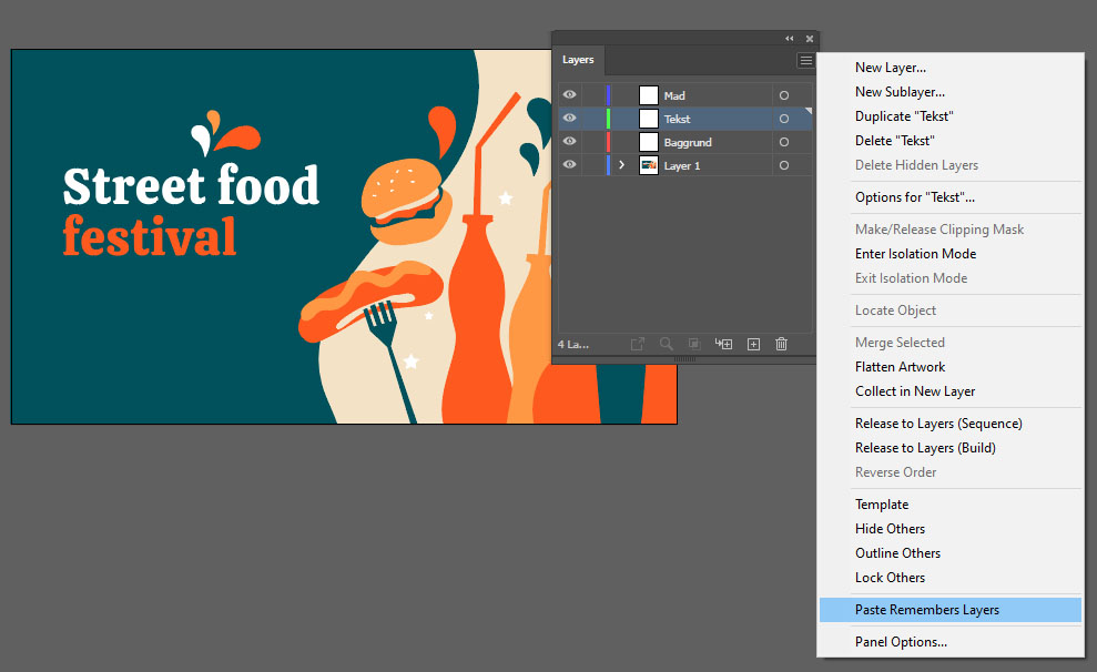 paste remembers layers