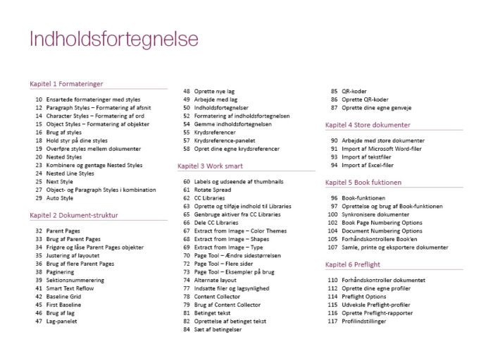 InDesign CC 2024 for rutinerede brugere - Billede 3