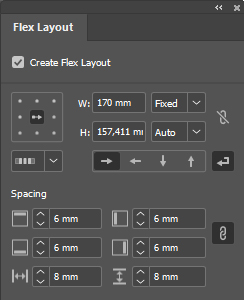 Flex_layout panel Adobe fonts